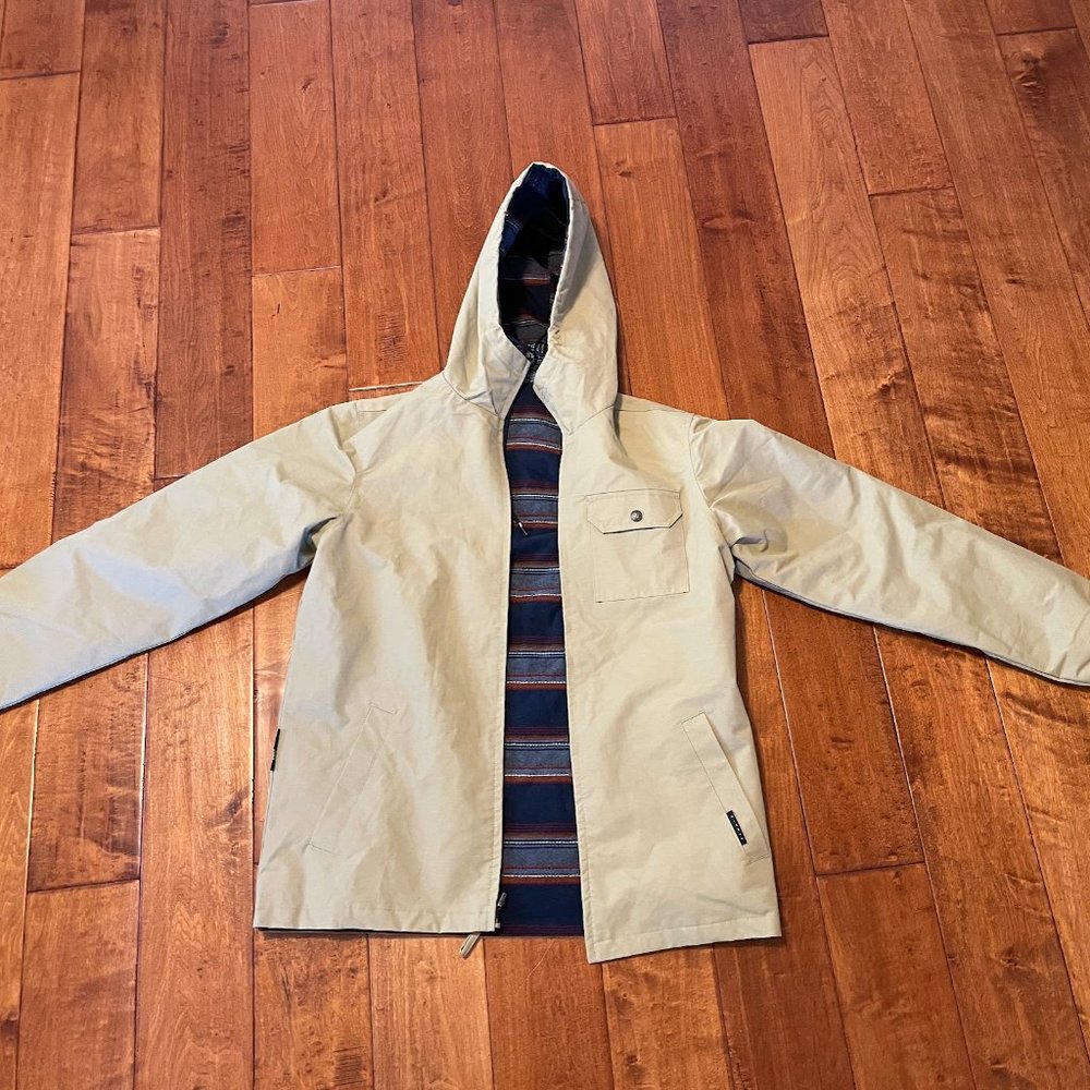 Vissla Breakers Reversible Jacket, Khaki